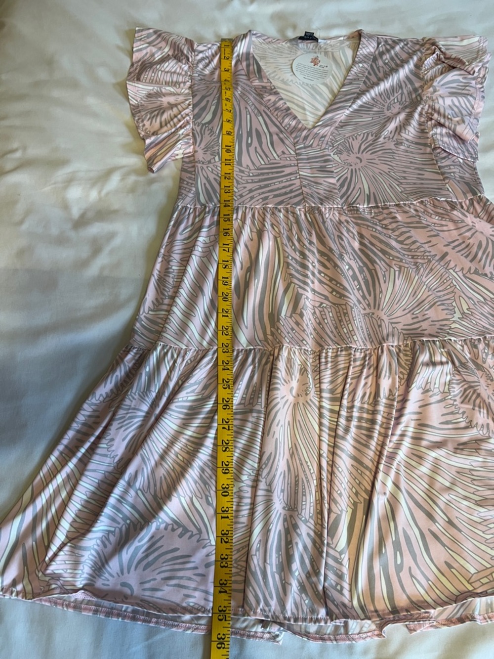 NWT!π La Mer Luxe light pink dress size L - Picture 14 of 16